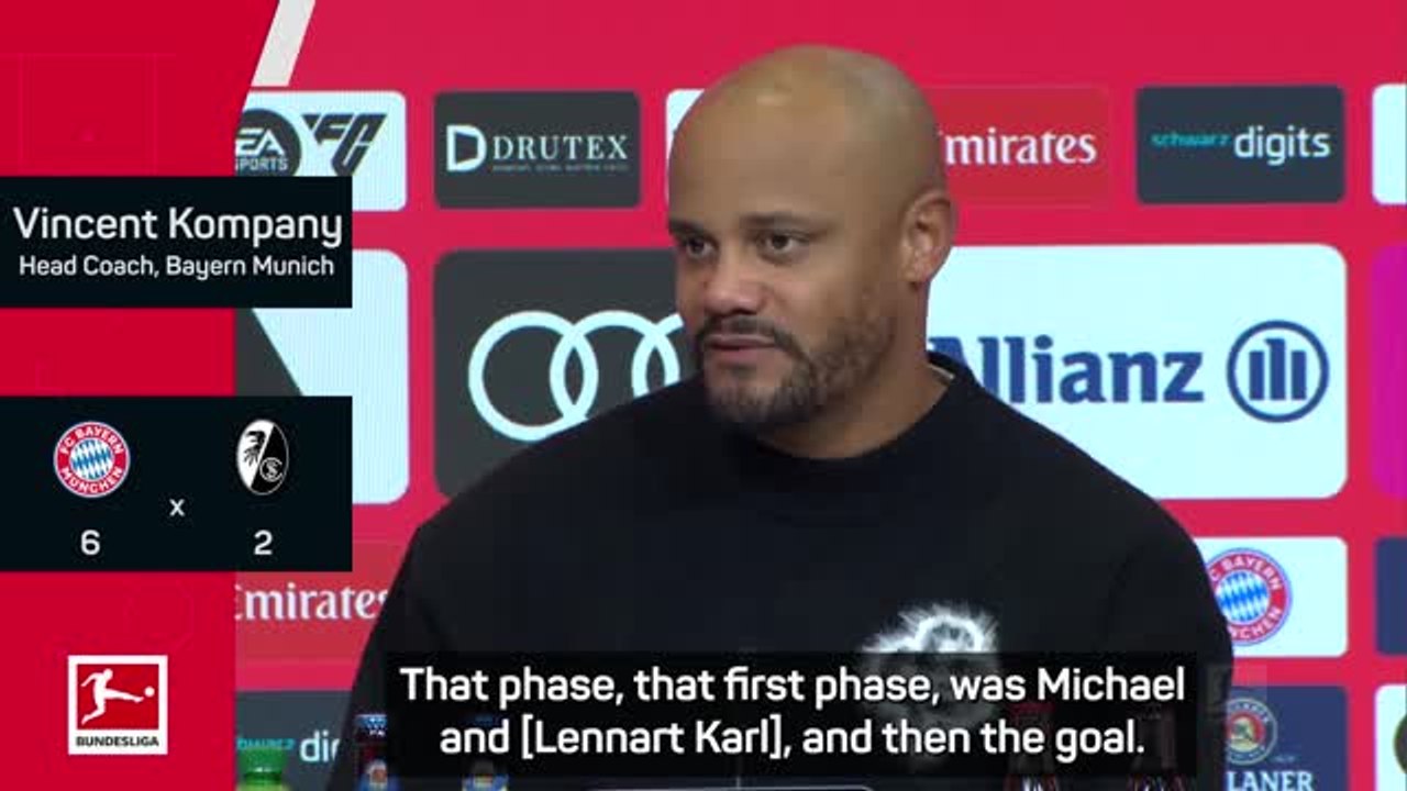 'What can I say?' - Kompany thrilled with 'quality' Olise in huge Bayern win