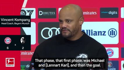 'What can I say?' - Kompany thrilled with 'quality' Olise in huge Bayern win