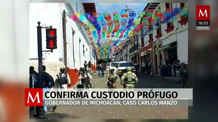 Gobernador de Michoacán confirma un escolta prófugo y siete detenidos por homicidio de Carlos Manzo