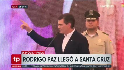 Rodrigo Paz remarca que Bolivia será federal