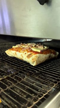 French Tacos Gratiné Reblochon & Lardons #BR3 #tacos #eating #FrenchTacos #delicious