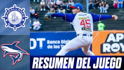 Resumen del juego Navegantes del Magallanes vs Tiburones de La Guaira 22 de noviembre de 2025