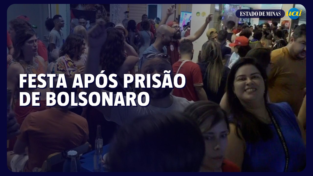 Música e comemoração marcam noite após prisão de Bolsonaro