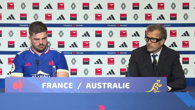Fabien Galthié après la victoire des Bleus face à l'Australie : « Si je compare à 2021, on est moins en place » - Rugby - Tests - Bleus