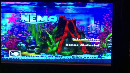 Finding Nemo 2 Disc Collector’s Edition Disc 2 2004 DVD Menu Walkthrough Australia
