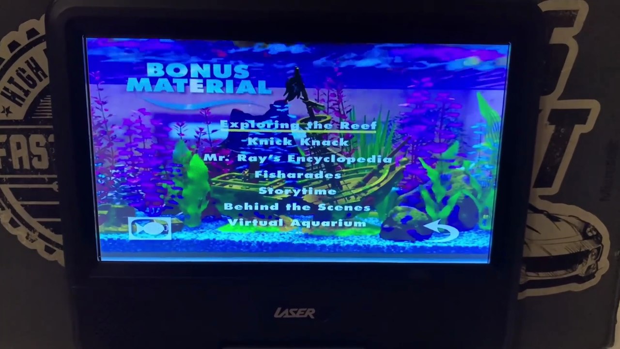 Finding Nemo 2 Disc Collector’s Edition Disc 2 2004 DVD Menu Walkthrough Australia