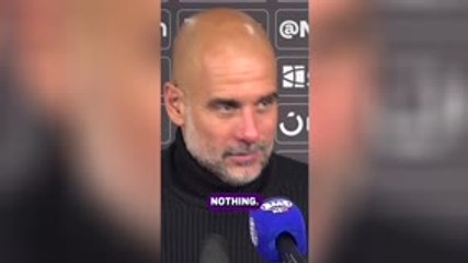 Pep ON EDGE when quizzed about Newcastle loss