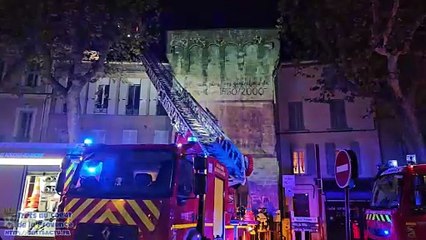 Feu d'appartement rue felix Piat à TRETS 22NOV2025