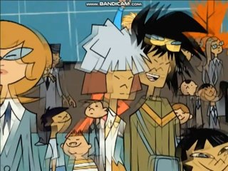 Bubbles & Abe & JFK S2 E6 Abe Green Sword Evil From Blossom & Gandhi