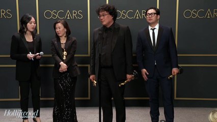 Bong Joon Ho Discusses Multiple 'Parasite' Wins Backstage at 2020 Oscars