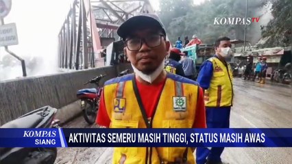 Update! Gunung Semeru Masih Status Awas, Ada 1 Dusun Terisolasi Akibat Banjir Lahan Dingin