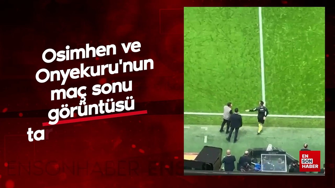 Okan Buruk ve Volkan Demirel'in tartıştığı anlar