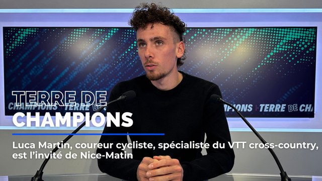 Luca Martin, coureur cycliste, spécialiste du VTT cross-country, est l’invité de Nice-Matin