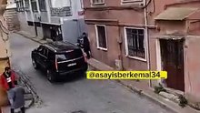 سيارة تخرج عن السيطرة خلال تصوير مسلسل تركي