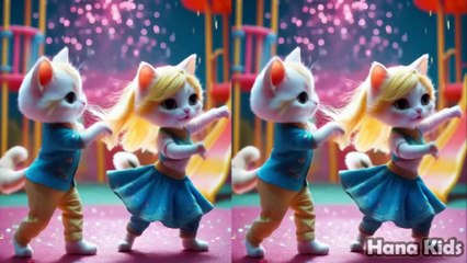 😻 Dancing Kittens in Sync! ✨ Funny Cats Video 💃🐱💫 anak ayam piyik piyik