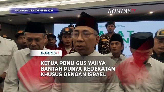 Ketua PBNU Gus Yahya Bantah Dekat dengan Israel: Saya Bertemu Netanyahu Demi Palestina