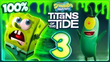 Spongebob Titans of the Tide 100% Walkthrough Part 3 (PS5) Atlantis