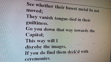 JULIUS CAESAR      ACT - I      SCENE - I      Line No 59 to 70 Explained