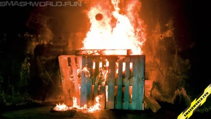 Fire extinguisher grenade fails to stop flames