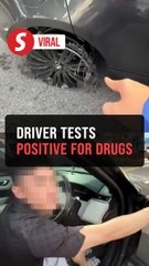 Police nab driver of SUV caught on video driving with burst tyre