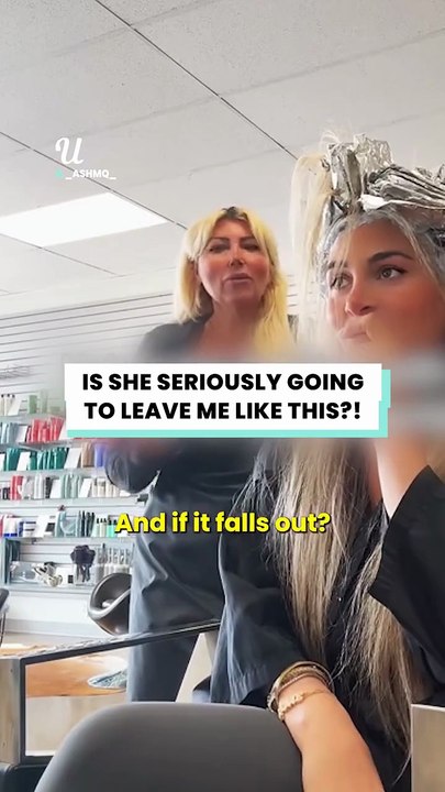 I don't want her to damage my hair again! 😡