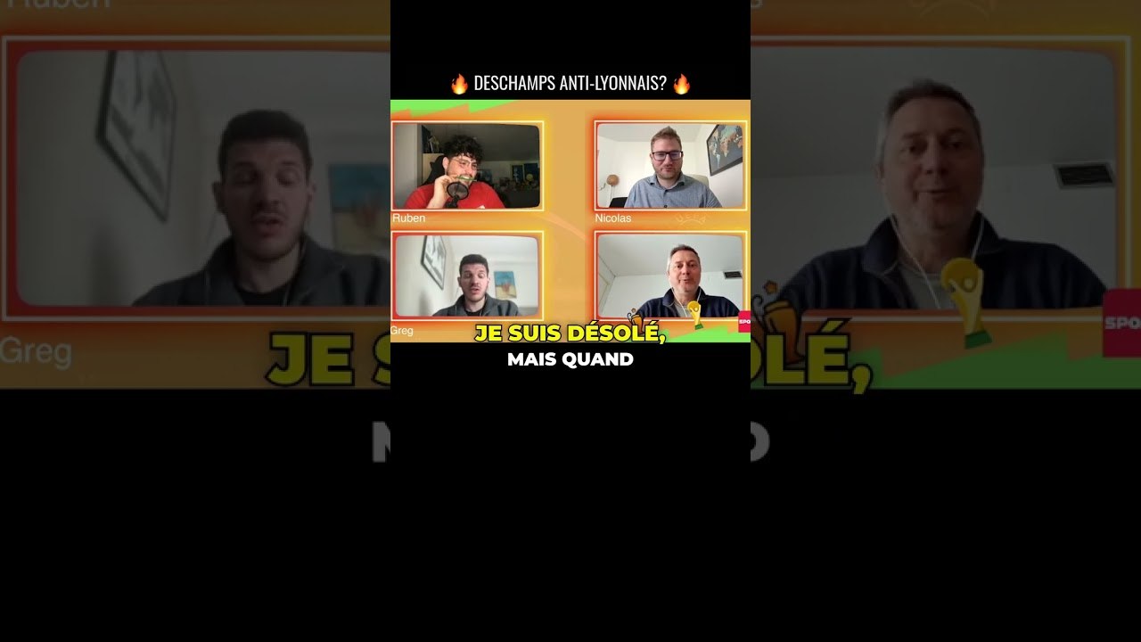DESCHAMPS ANTI LYONNAIS ! #live #foot #football
