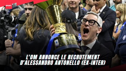 L'OM annonce le recrutement d'Alessandro Antonello (ex-Inter)