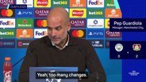 'Too many changes' - Guardiola rues Leverkusen defeat