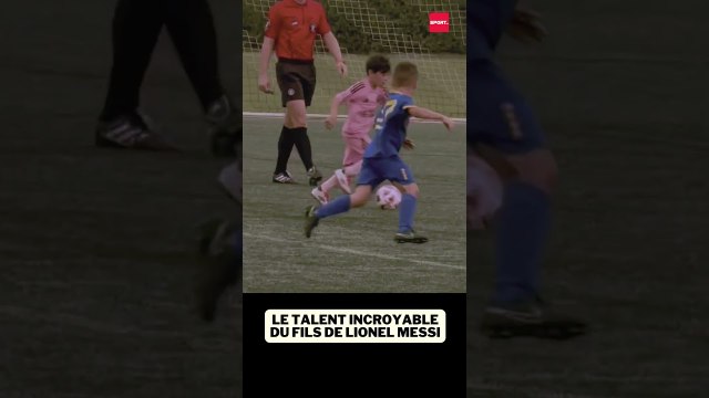 Le talent incroyable du fils de Lionel Messi #Messi #Football