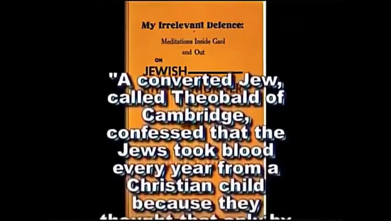 Jewish Ritual Murder Revisited