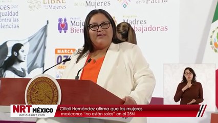 Citlali Hernández afirma que las mujeres mexicanas “no están solas” en el 25N