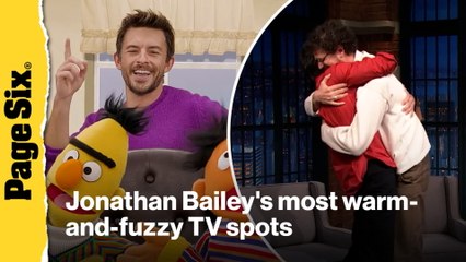 See Jonathan Bailey's most warm-and-fuzzy TV spots: 'Sesame Street' and more