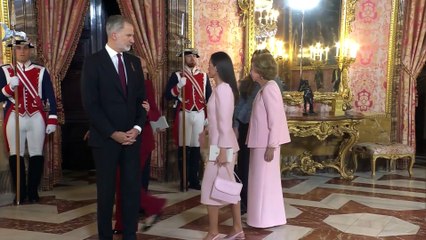 María Escoté opina sobre el look de la Reina Sofía y Letizia en el Palacio Real
