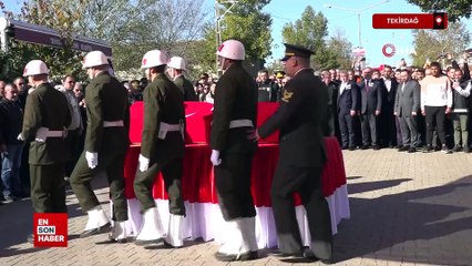 Tekirdağ'da 300 motosikletli konvoyla şehit ailesine taziyede bulundu