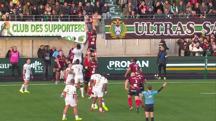 TOP 14 - Essai de Paul GRAOU (ST) - US Montauban - Stade Toulousain