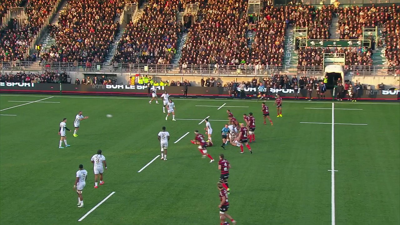 TOP 14 - Essai de Dimitri DELIBES (ST) - US Montauban - Stade Toulousain