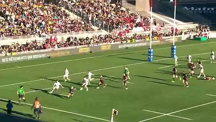 TOP 14 - Essai de Baptiste COUILLOUD (LOU) - LOU Rugby - ASM Clermont