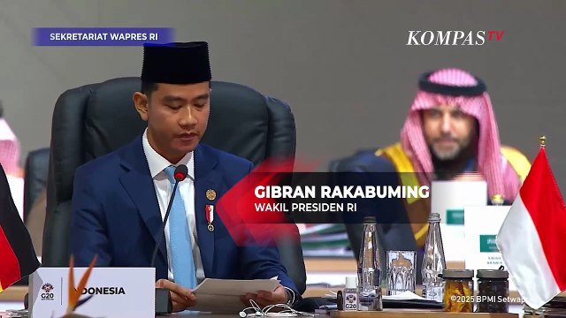 Wapres Gibran Bicara soal MBG di KTT G20: Investasi Strategis Indonesia