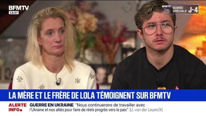 La mère et le frère de Lola témoignent sur BFMTV - 23/11