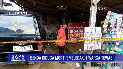 Ledakan Diduga Mortir di Bekasi, 1 orang tewas | SAPA MALAM