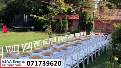 ASAA EVENTS jep me Qera Karrika & Tavolina per cdo lloj eventi!