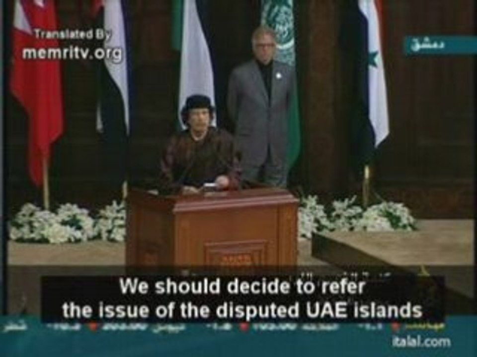 kedafi a la ligue arabe