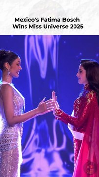 Mexico Wins Miss Universe 2025 | Emotional Crowning Moment of Fatima Bosch #missuniverse