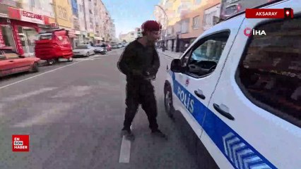 Aksaray’da polis uyarıya geldi, ‘ahtım var, benzin döküp yakacağım’ dedi