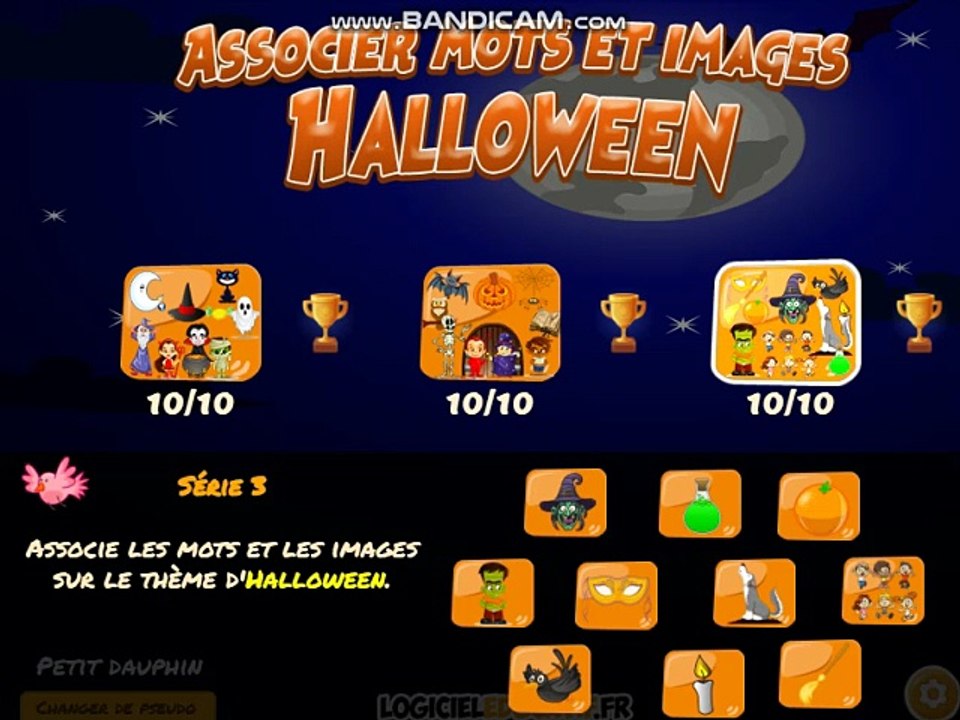 Jeux Educatif spécial halloween 3/3