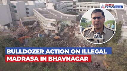 Bhavnagar Authorities Demolish Illegal Madrasa Encroachment in Mega Drive