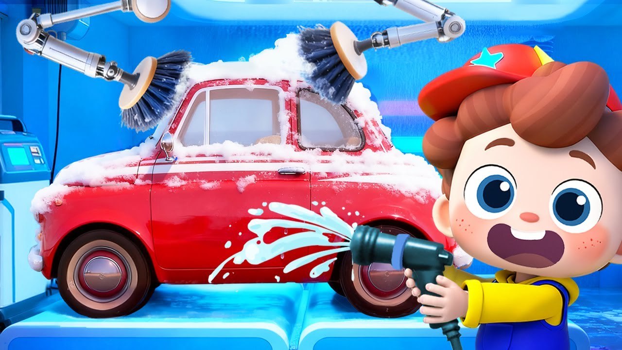 Car Wash Day | Dirty to Clean! 🚑🚓 Rescue Cars Wash | Nursery Rhymes | Kids Songs