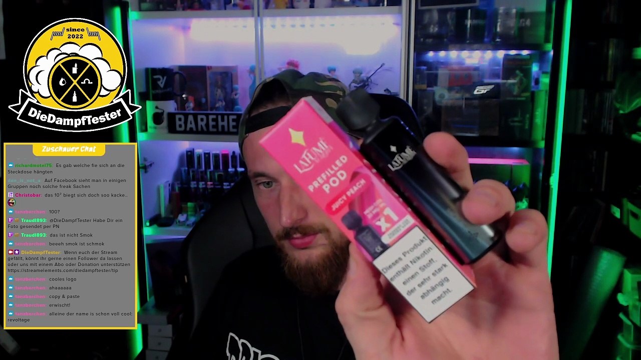 LaFume Prefilled Pod Juice Peach Geschmackstest