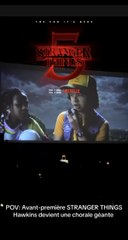 "Stranger things" la chorale de l’avant-première