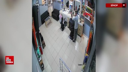 Sinop kasklı motosikletli berbere peş peşe ateş açtı